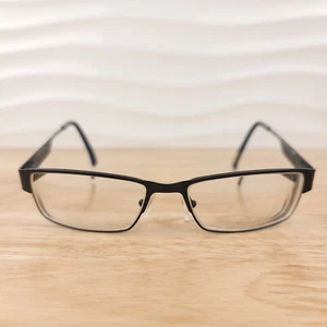 Ted Baker Eyeglass Frames Only Mens Busta Black Metal 54-16-145mm Model B303 EBO - Picture 1 of 12