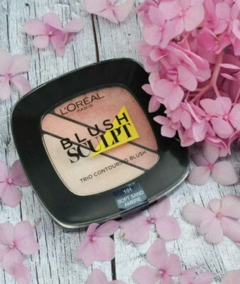 Loreal L'oreal 3 in1 Contour Blush Sculpt Rouge Powder 101 soft sand ambre peach - Bild 1 von 4