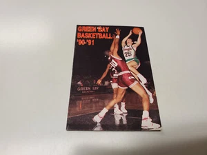 RS20 Wisconsin-Green Bay, Univ 1990/91 Men's Basketball Pocket Schedule - Picture 1 of 2
