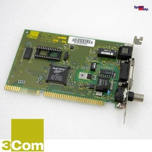 3COM Isa Etherlink III 3C509B-C 0021-001 A BNC Carte Réseau Ethernet Lan Carte - Photo 1/3