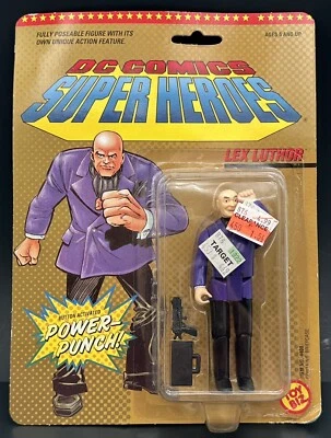 Boneco de ação DC Comics super-heróis Lex Luthor vilão Toy Biz 1989 ToyBiz 4408 - Imagem 1 de 4