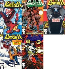 Punisher #46-50 Volume 2 (1987-1995) Marvel Comics - 5 Comics