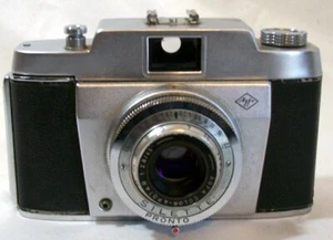 De colección 1958 Alemán Agfa Silette Pronto 35mm Cámara Estuche Original y Correa - Imagen 1 de 7