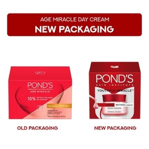 POND'S Youthful Miracle Hexyl Retinol Complex, Renew & Repair Day Cream 50g SPF - Picture 1 of 7