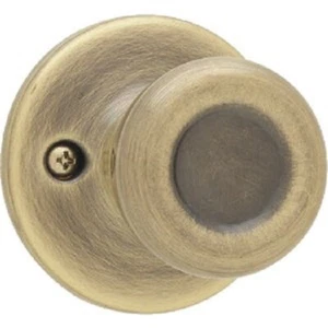 (2)-Kwikset Antique Brass Tylo Interior Dummy Door Knob 488T 5 CP - Picture 1 of 1