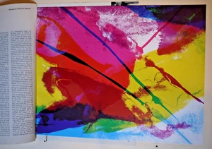 Litografía original ""Phenomena Tide Finder"" ""Art in America"" de Paul Jenkins - Imagen 1 de 4