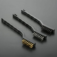 Wire Brush Steel Brass Nylon Home Cleaning Polishing Detail Metal Rust Remover
