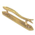 Dekorativer Messingfisch Haupttürgriffe - Gold Türgriff, einzigartiger Kleiderschrank zieht