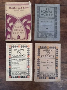 Collection Excelsior Classics, The School World, Bakers Edition Of Plays - Imagen 1 de 23