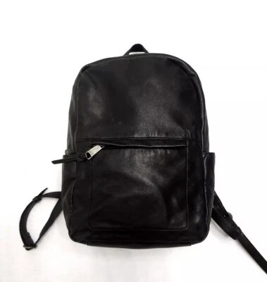 Lucky Brand - Women's Black/Gray  Leather Backpack Purse - Image 1 of 4