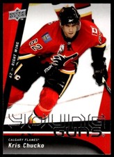 2009-10 Upper Deck Young Guns Kris Chucko Rookie Calgary Flames #242 R108