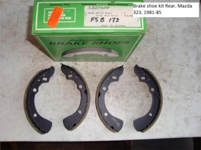 Brake shoe kit Rear. Mazda 323. 1981-85 - image 1 of 2