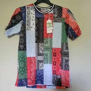 Fresh Prince of Bel-Air Shirt Men’s Small Geometric Retro 90’s Multicolor NEW - Picture 1 of 6