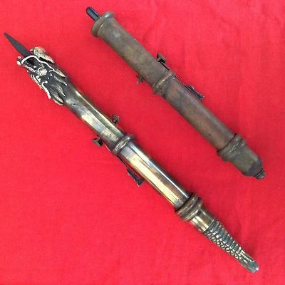 antiguo (2) Las antiguas armas chinas escondidas en la manga brazalete espada Foto 1 de 4