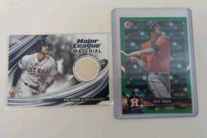Kyle Tucker 2023 Topps Major League Material MLM-KT & 2018 Bowman Bp55 Green /99 - Picture 1 of 5