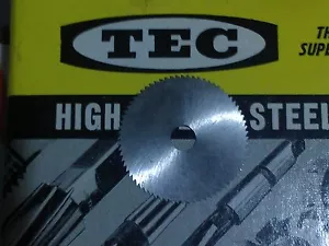HSS Milling Slitting Screw Cutter Saw 1" x 0.012" bore ID 3/16" TEC DORMER - Imagen 1 de 1