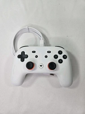 Google Stadia Premiere Edition Model H2B Bluetooth Wireless Controller White - Image 1 of 2