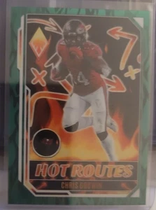 CHRIS GODWIN 2022 Panini Phoenix Hot Routes #HR-18 Green BUCCANEERS /25 - Picture 1 of 1