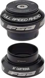 FSA Orbit MX Threadless 1-1/8" Black Headset with CNC Machined Aluminum & - Picture 1 of 1