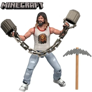 Rare Minecraft Movie Action Figure GARRETT 2025 Movie Figure Jason Momoa 10.5cm - Picture 1 of 5