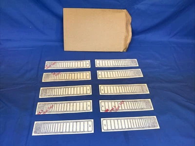 Juego de 10 calcomanías de depresión para puerta Dodge Charger Rallye 1972 negro mate 3M NOS Foto 1 de 4