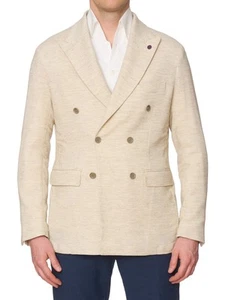 SARTORIA PARTENOPEA "Bottoli" Eco DB Jacket EU 50 NEW US 40 Current Model - Picture 1 of 9