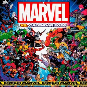 Calendario de pared cuadrado MARVEL 2026 - Calendario oficial de superhéroes de 16 meses - Imagen 1 de 1