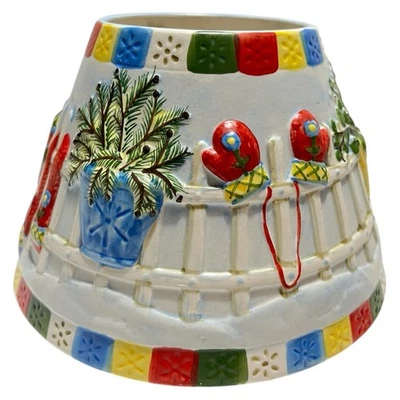 Vela Yankee Retirada Tarro Grande Sombra Topper Invierno Suéter Sombrero Bufanda Retazos Foto 1 de 4