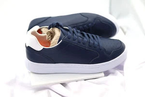 SWIMS Men's Avenue Leather Sneaker, Color Navy Size 8 - Picture 1 of 8