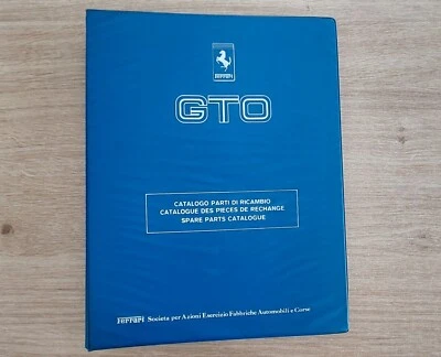 FERRARI GTO - catalogo Parti Di Ricambio - Catalogue Des Pieces De Rechange -... Foto 1 de 4