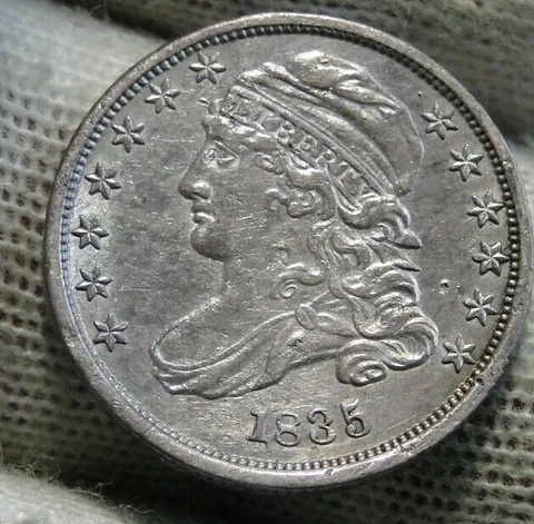 1835 Capped Bust Dime Cover