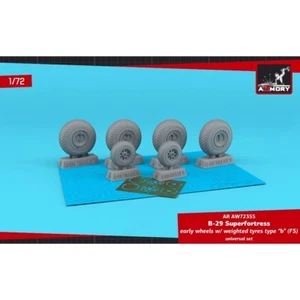 B-29 Superfortress early production wheels "b" (FS) Armory AR AW72355 Scale 1:72 - Picture 1 of 24