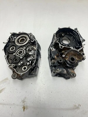 Yamaha XT600 1985 85 Xt 600 OEM ¡BUENO! Carcasas cárter motor motor L R Foto 1 de 4