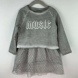 Zara Girls Music Dress Size 4 - Picture 1 of 7
