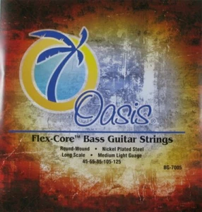 Bajo de 5 cuerdas Oasis Flex-Core acero niquelado BG-7005 - Imagen 1 de 1