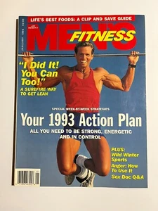 Men’s Health Magazine January 1993 Your 1993 Action Plan Get Lean Sex Doc Q&A - Picture 1 of 4
