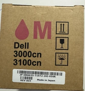 Genuine Dell M6935 Magenta Toner Cartridge 3000cn 3100cn Laser Printers ~ NEW - Picture 1 of 3