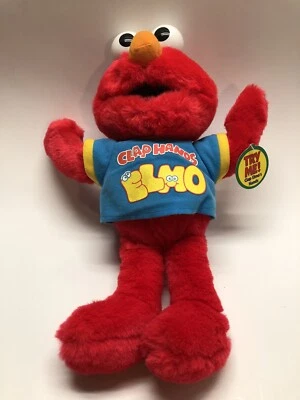 COLLECTIBLE 1998 TYCO JIM HENDERSON "CLAP HANDS ELMO" PLUSH 16""RARE"-Not Tested - Image 1 of 4