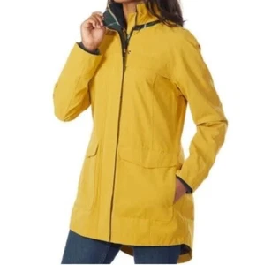 Pendleton Women's Rain Jacket. Color Golden Rod, Size Large, Full Zip, Hood. - Picture 1 of 10