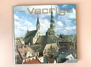 Vecriga Photo Book Latvian & Russian Language 1978 Travel Tour Riga Soviet USSR - Picture 1 of 9