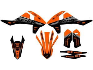 Kit de gráficos 125/150/250 SX BINARY Orange Senge 2017-2018 compatible con KTM - Imagen 1 de 10