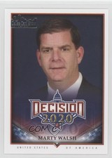 2021 Decision 2020 Series 2 Dallas Card Show Marty Walsh #638 0b3h