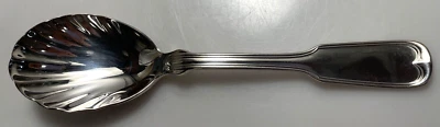 Reed Barton Fiddle Sugar Shell Spoon 6 1/8" - Image 1 of 2