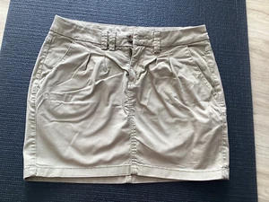 Damen Mini-Rock H&M Gr. 34 beige - Bild 1 von 3