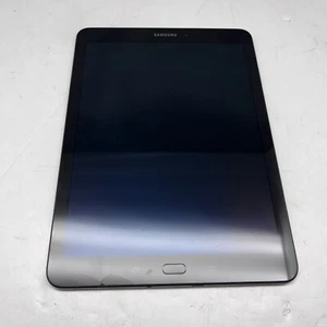 Samsung Galaxy Tab S3 SM-T820 10" 32GB Black Tablet Cracked Screen - Picture 1 of 3