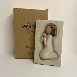 2001 Willow Tree Prayer Plaque by Susan Lordi Retired Wall Hanging #26506 - Picture 1 of 6