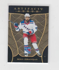 22/23 UD Artifacts New York Rangers Mika Zibanejad Aurum card #A-MZ  Unscratched - Bild 1 von 2