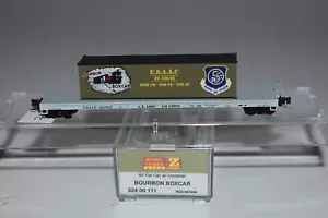 Spur Z MTL 52400111 Bourbon Boxcar 60' flach mit Container 667495 C47683 - Bild 1 von 2