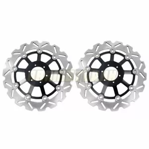 Motorcycle Front Brake Rotor Discs For Honda VFR750R RC30 1988 1990 1989 Pair - Picture 1 of 9
