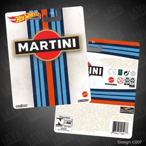 Martini Rally WRC Lancia Delta Integrale S4 Custom Hot Wheels Card 1:64 Diecast - Picture 1 of 2